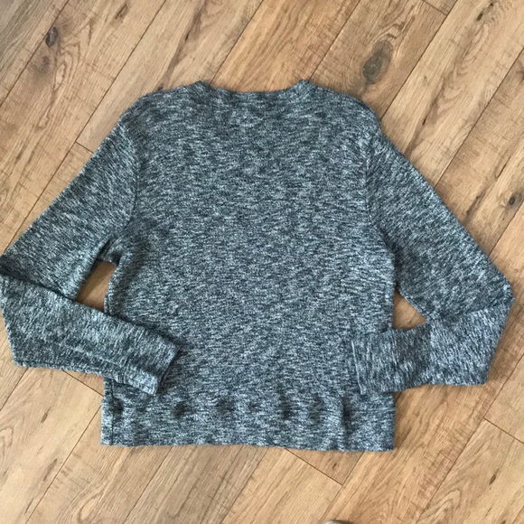 Madewell Gray Marled Mockneck - Picture 6 of 7